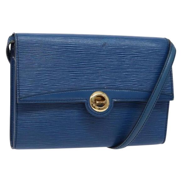 LOUIS VUITTON Epi Pochette Arche Shoulder Bag Blue M52575 - Picture 1 of 16